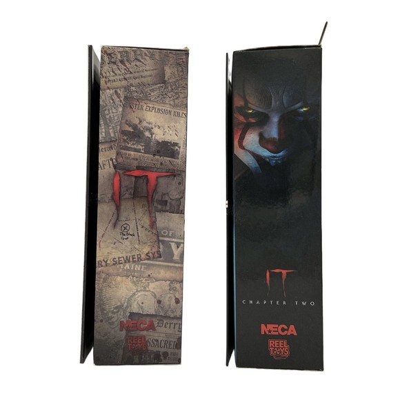 NECA IT 2017 Ultimate Bloody Pennywise & IT Chapter 2 Ultimate Pennywise Figures - Picture 8 of 16